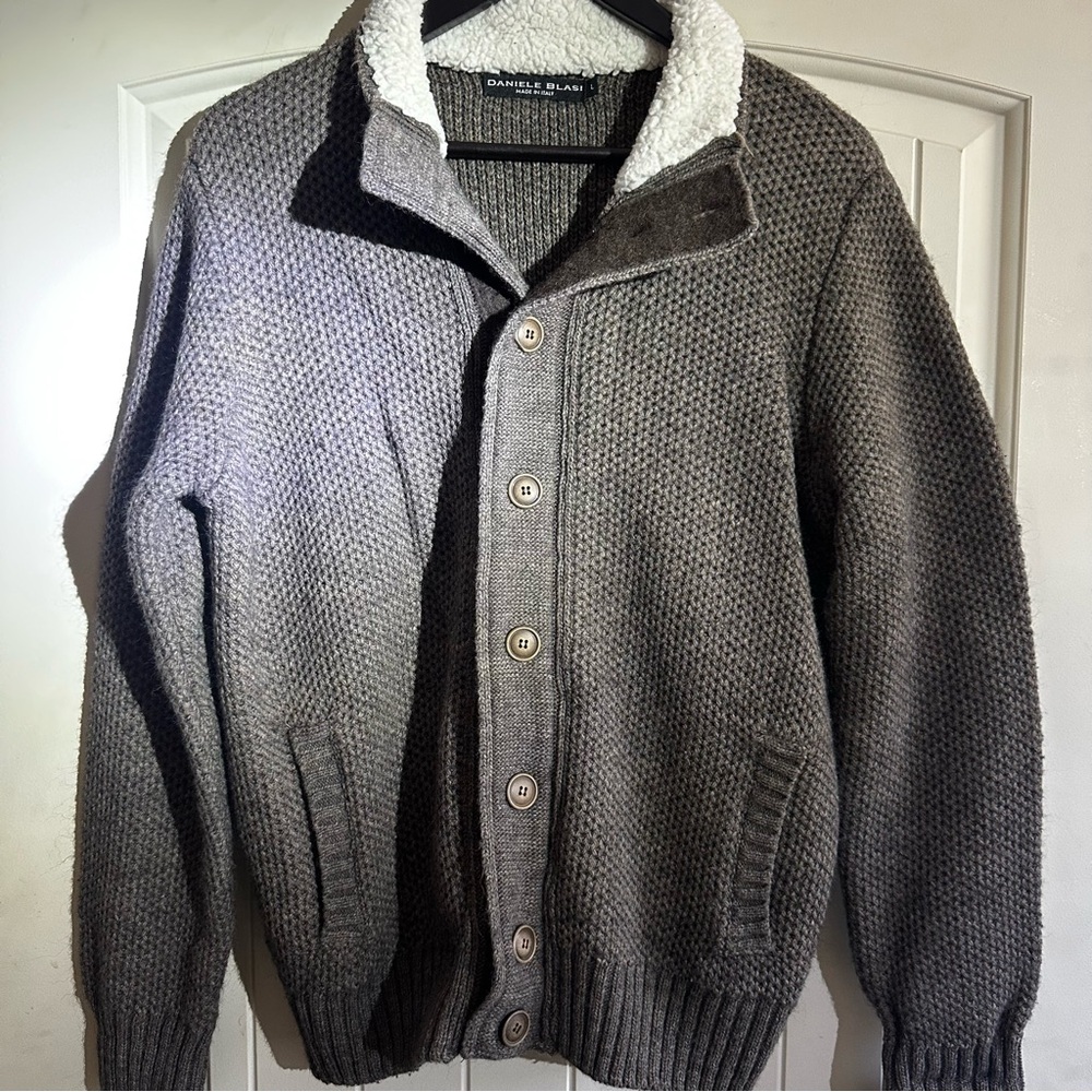 Wool sweater designed by Daniele Blasi